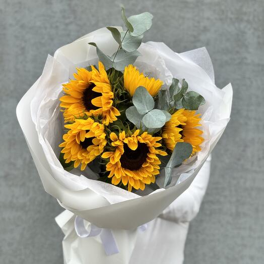 Букет с Подсолнухом 🌼