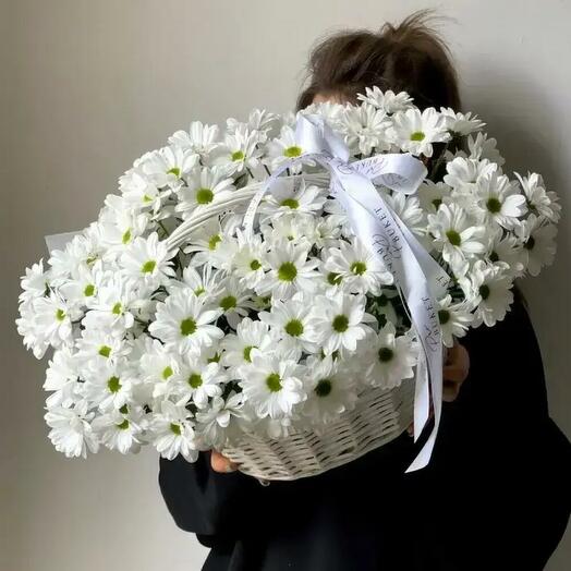 Корзинка хризантем