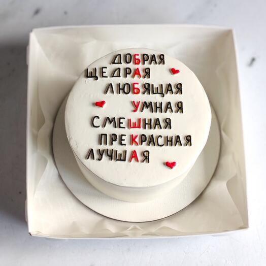 Бенто-торт для бабушки в подарок