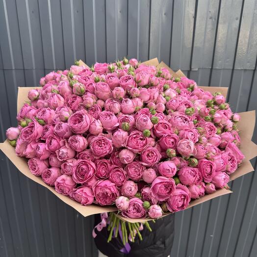 Букет 💐 Роз Пышное Таинство 🩷🩷🩷