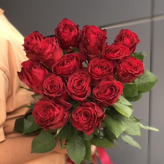 Роза Красная 15 шт