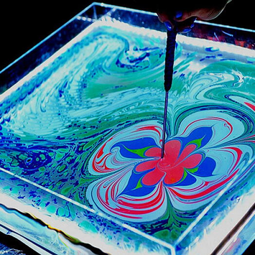 Подарочный сертификат «Эбру (рисование на воде)» (1 час 30 минут, 1 человек)