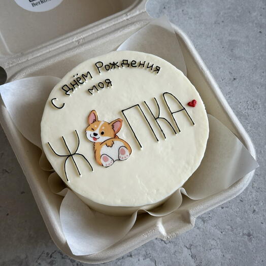 Бенто-торт на день рождения с корги 🐶