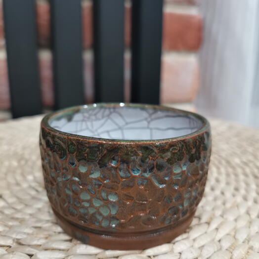 Пиала малая кракелюр