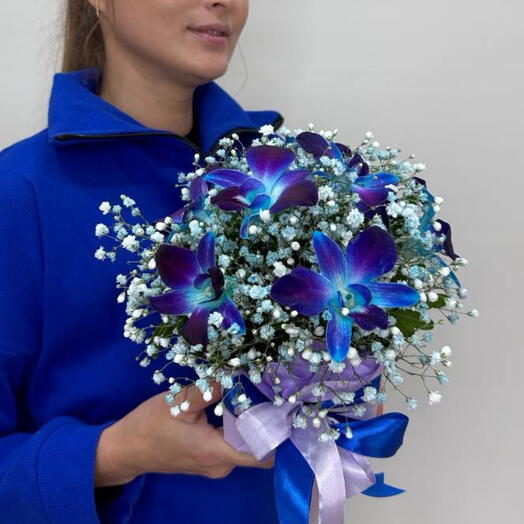 Орхидея денробиум в коробке