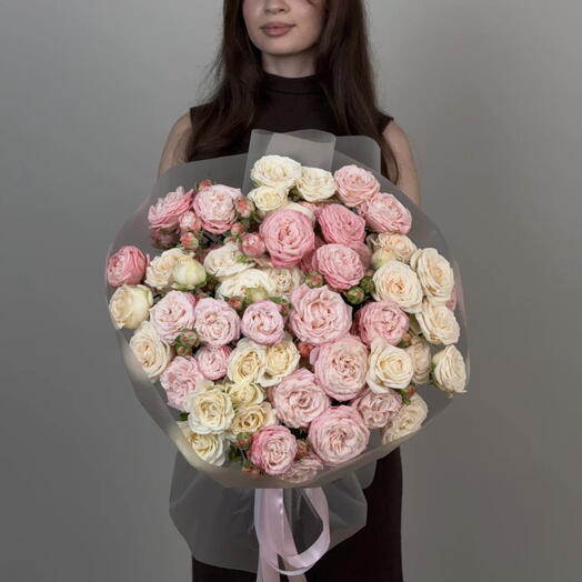 Букет из 15 кустовых роз