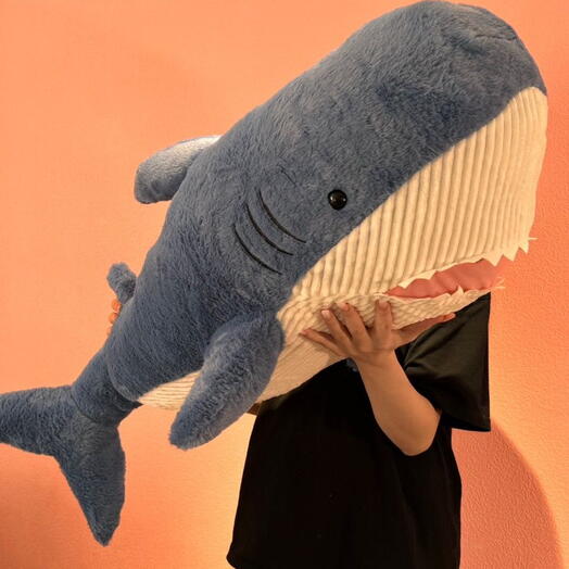 Большая мягкая игрушка «Синяя акула»