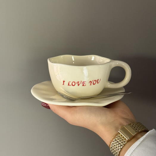 Кружка керамическая «I love you