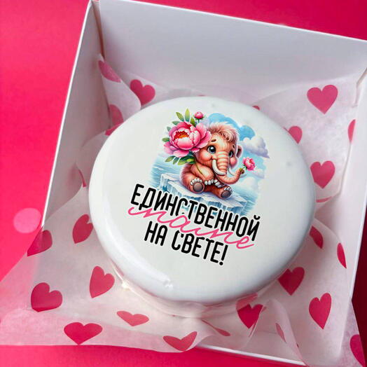 Бенто-тортик "Единственной маме на свете"