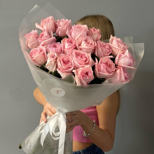 Монобукет из пионовидных роз 1