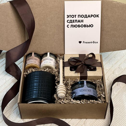 Подарочный набор «Дымчатый Кварц» — готовый подарок ручной работы от Present-Box