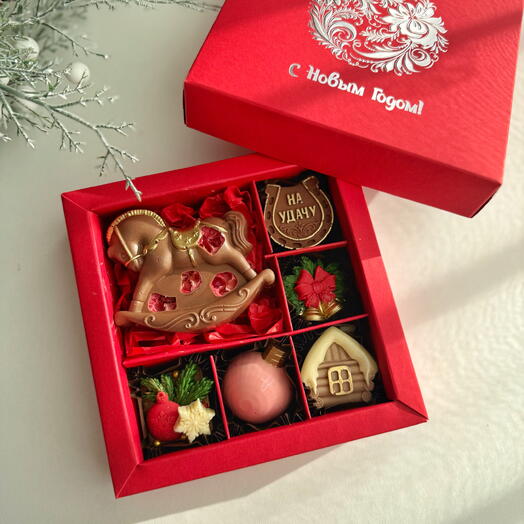 Шоколад Новый год лошадь