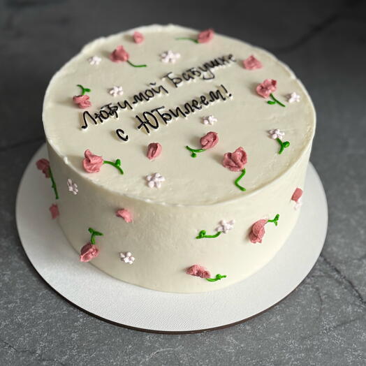 Тортик с цветами