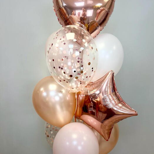 Композиция из воздушных шаров "Для девушки" 1160