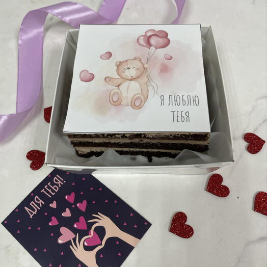 Бенто открытка-Я люблю тебя