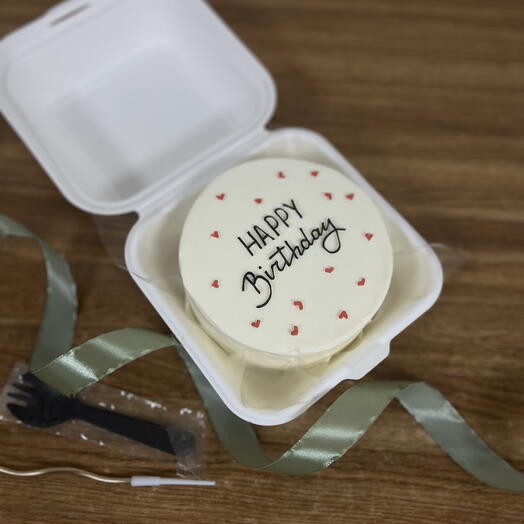 Бенто торт стандартный Happy Birthday