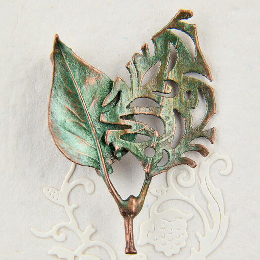 Брошь «Узоры природы»