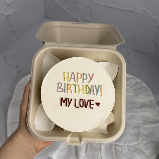 Бенто торт «HAPPY BIRTHDAY my love