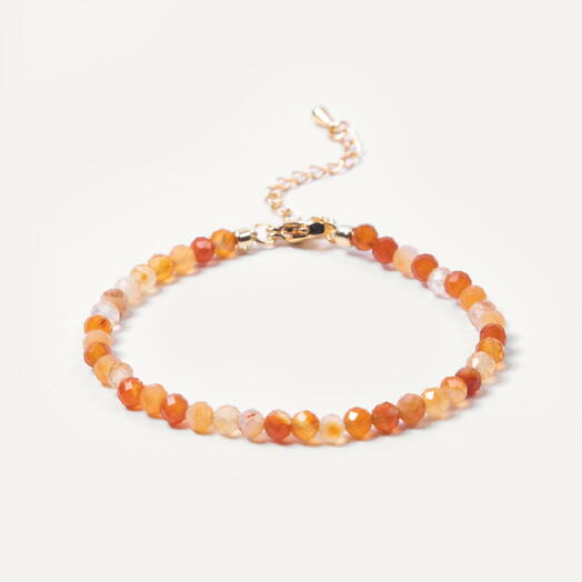 Браслет Ирис Сердолик 14K 17 см (BRA1142)