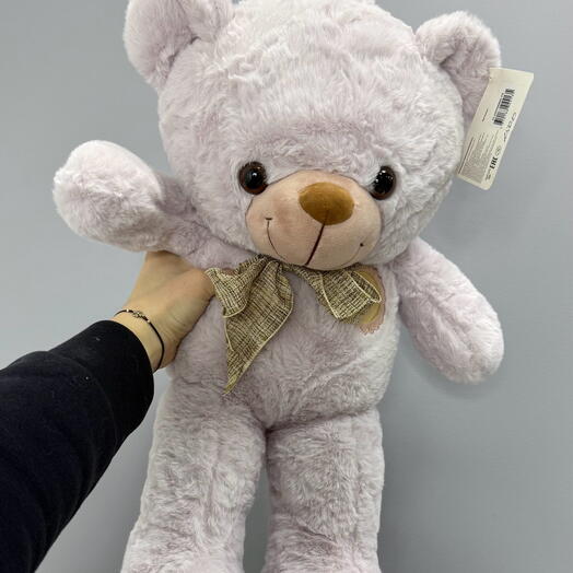 Сиреневый мишка 50 см
