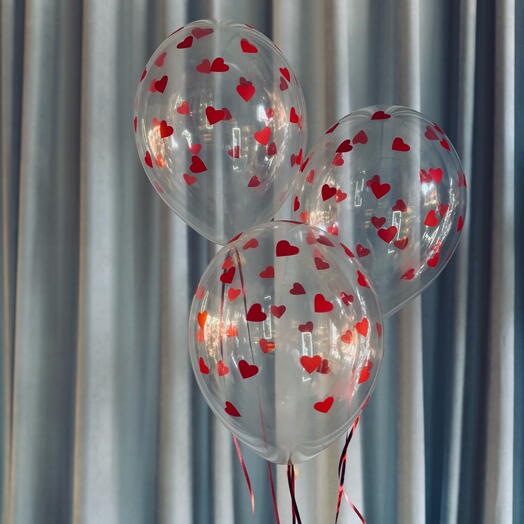 Шары с сердечками