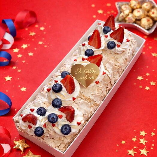 Меренговый рулет мужчине