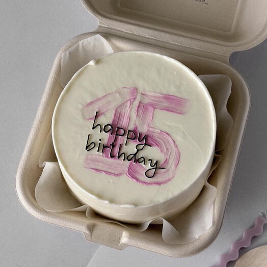 Бенто торт 15 happy birthday