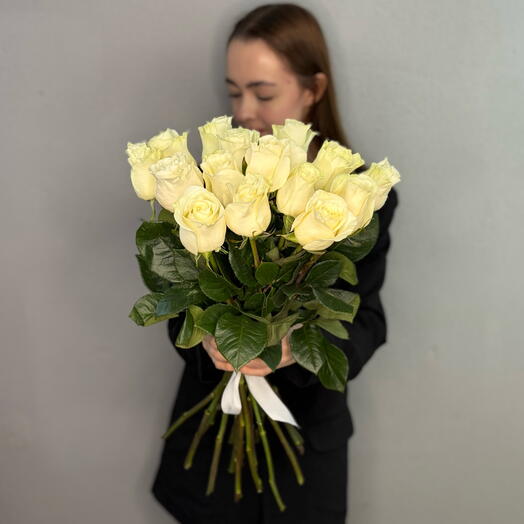 15 Эквадорских роз под ленту