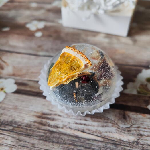 Чайная бомбочка "ТАЙНЫ АПЕЛЬСИНОВОГО ЗАКАТА"