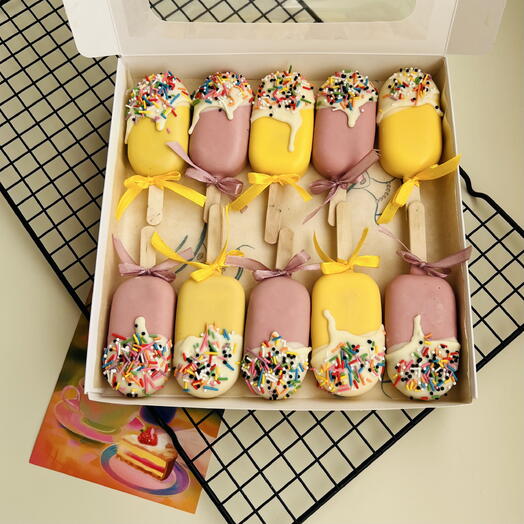 Муссовые чизкейки - эскимо 10 шт