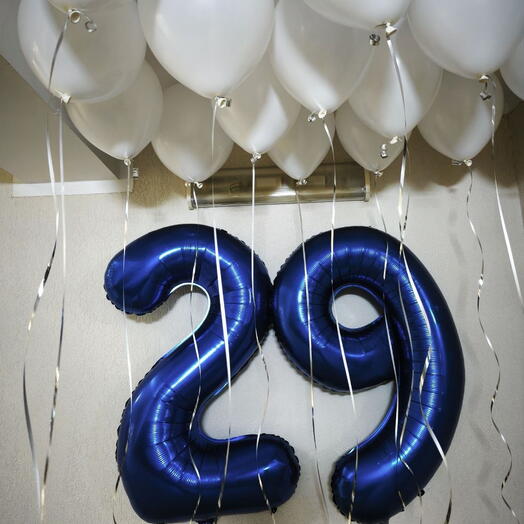 Набор из 20 шаров (цифры любые )