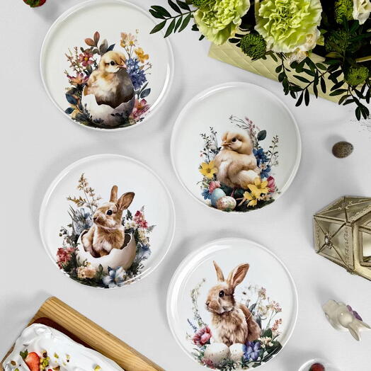 Набор тарелок фарфоровых в подарок