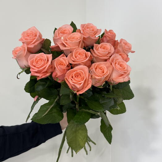 Букет из 15 нежных роз 💕
