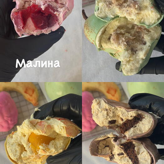 Корпусные десерты пирожное 6 штук