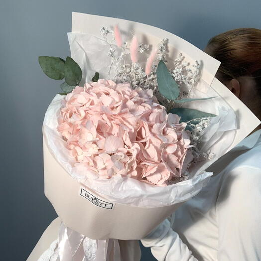 🌸 Букет Гортензия Luxe розовая