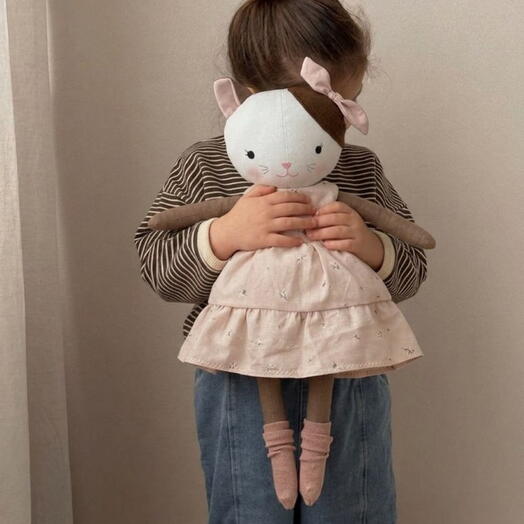 Кошечка игрушка мягкая тильда