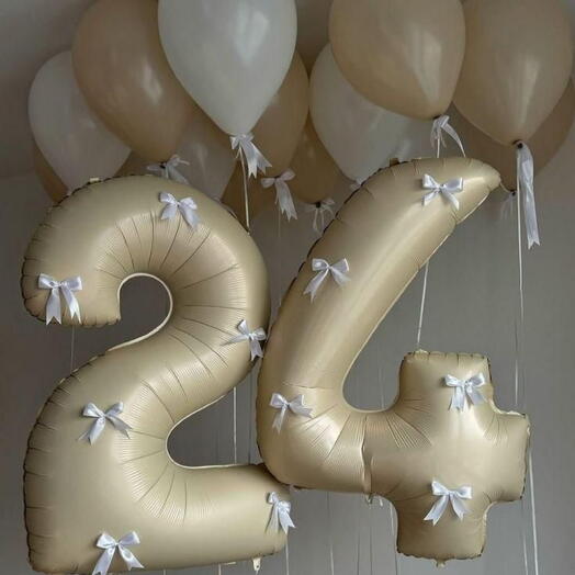 Воздушные шары на 24 года