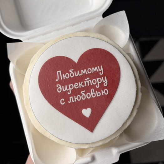 Бенто-торт с сахарной печатью