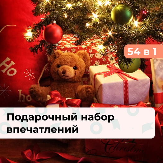 54 в 1 С Новым годом! Подарочный набор впечатлений