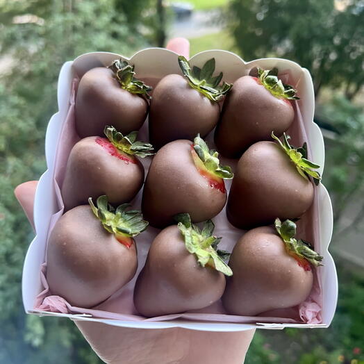 Клубника в шоколаде Набор Молочный