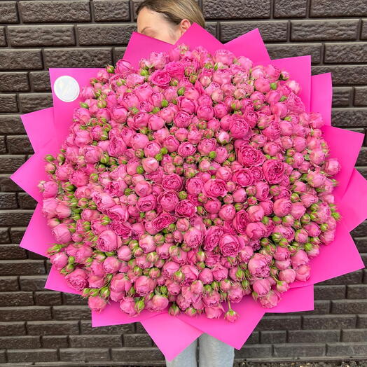 101 кустовая пионовидная роза 💗