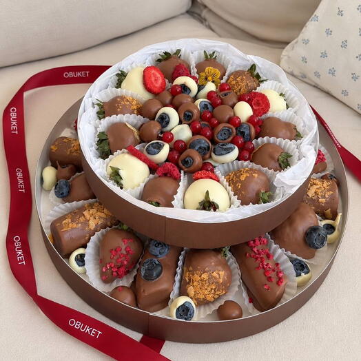 Клубника в шоколаде - Два яруса счастья 🍓🍫