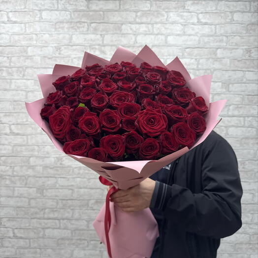 Красные розы 🌹🌹🌹60см
