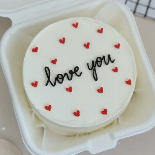 Бенто-торт (L) «Love you»