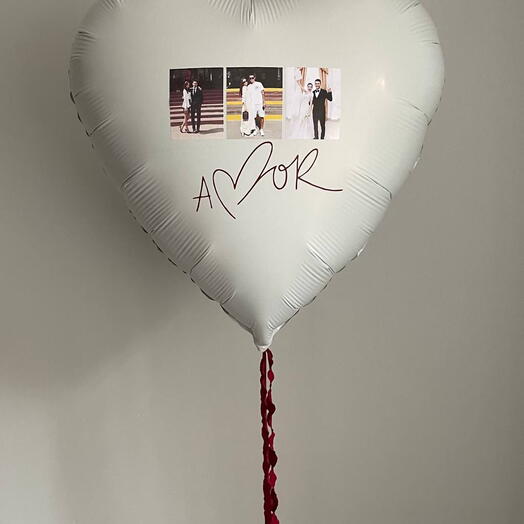 Сердце с надписью «Amor»