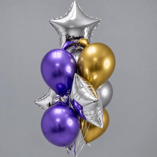 Set de globos "Estrella", 11 piezas