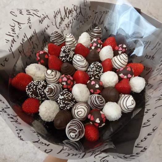Клубничный букет «В глубине души»