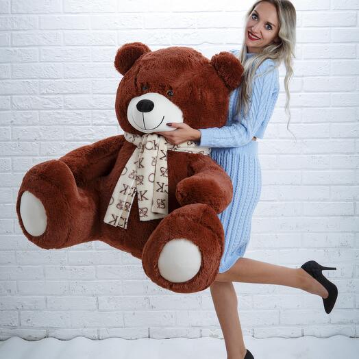 Oso de peluche 150 cm "Tower Small" marrón