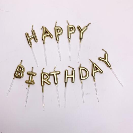 Свечи набор «Happy birthday»