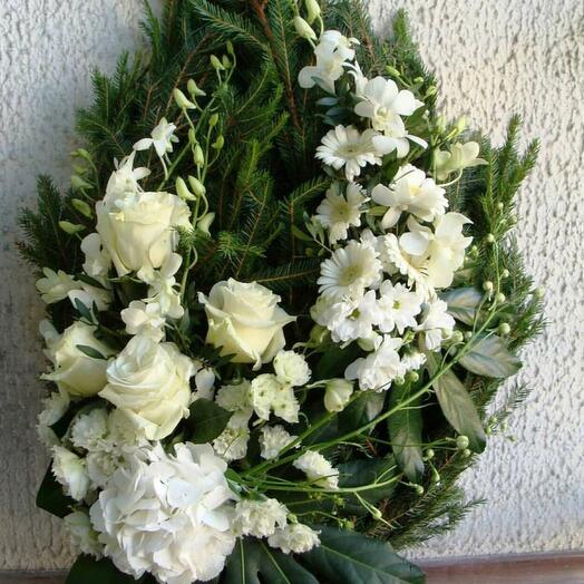 Wreath laying